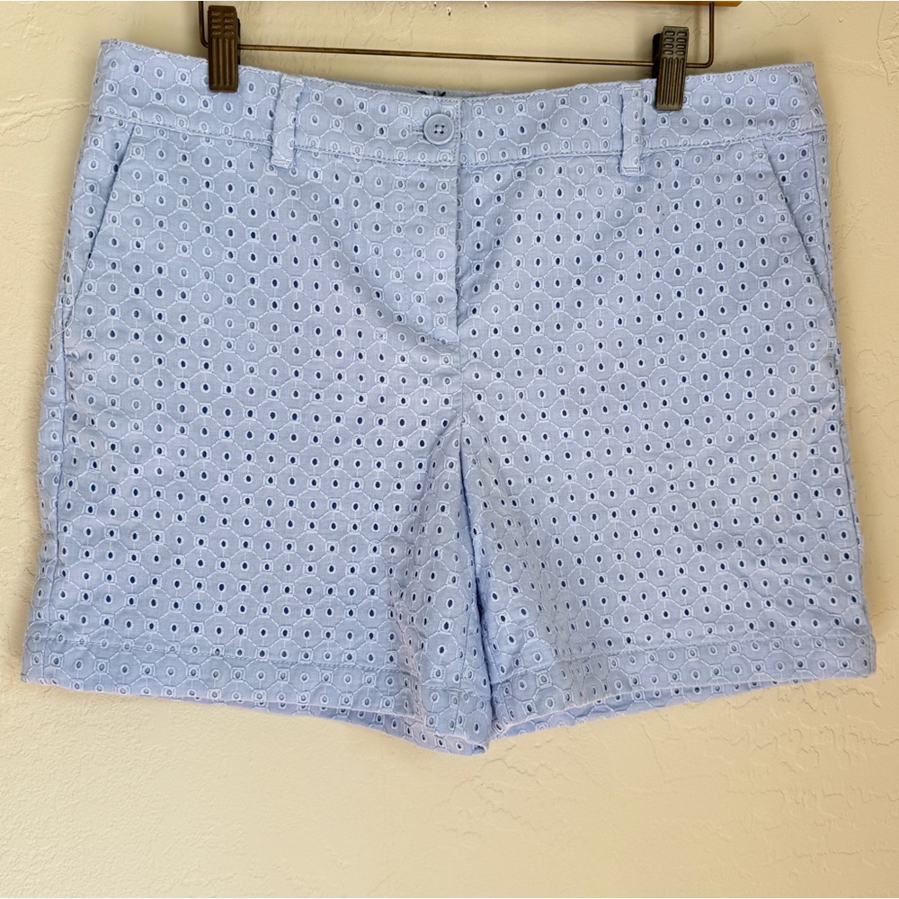 Ann Taylor Loft Short Women's‎ Light Blue 6" Summer Short Size 10